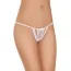 Трусики-стринги женские G-string белые (модель 2428) - Фото №1
