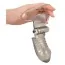 Вібронасадка на пеніс Stimulation Cock Sleeve With Vibration, сіра - Фото №5