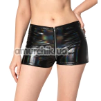 Шорти вінілові Art of Sex Jarina Holographic, чорні - Фото №1