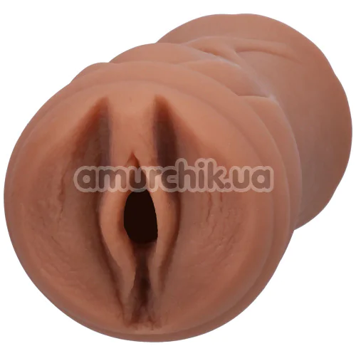 Искусственная вагина Signature Strokers Alexis Tae Pocket Pussy, коричневая