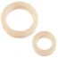 Набор из 2 эрекционных колец Platinum Premium Silicone The C-Rings, телесный - Фото №1