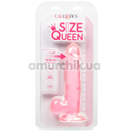 Фаллоимитатор Size Queen Dong 6, розовый