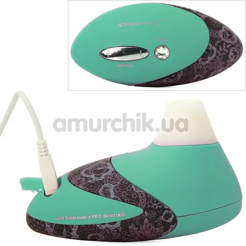 Симулятор орального сексу для жінок Womanizer W500 Pro, зелений