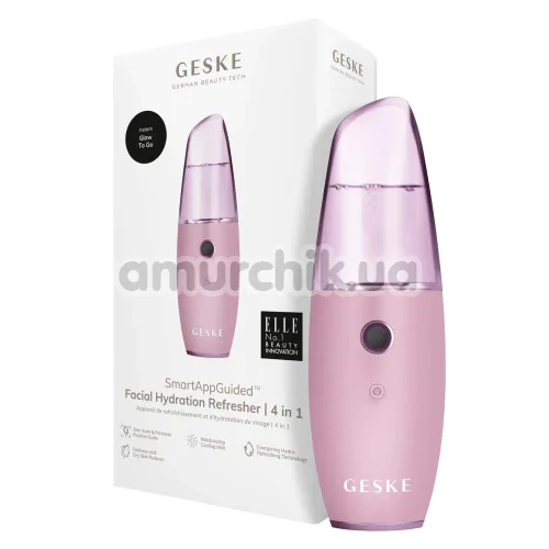 Зволожувач для шкіри обличчя Geske Facial Hydration Refresher 4 in 1, рожевий