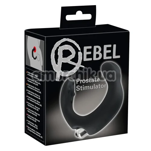 Вібростимулятор простати Rebel Prostate Stimulator, чорний