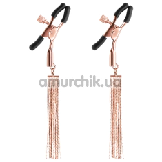 Зажимы для сосков Bound Nipple Clamps D2, золотые - Фото №1