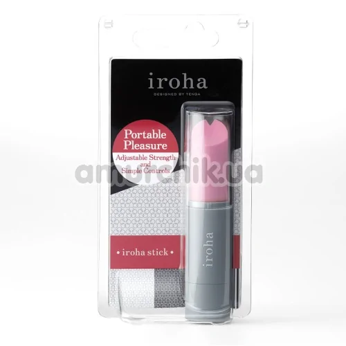 Клиторальный вибратор Tenga Iroha Stick, розовый