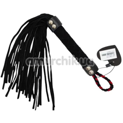 Флоггер DS Fetish Soft Leather Flogger M, черный - Фото №1
