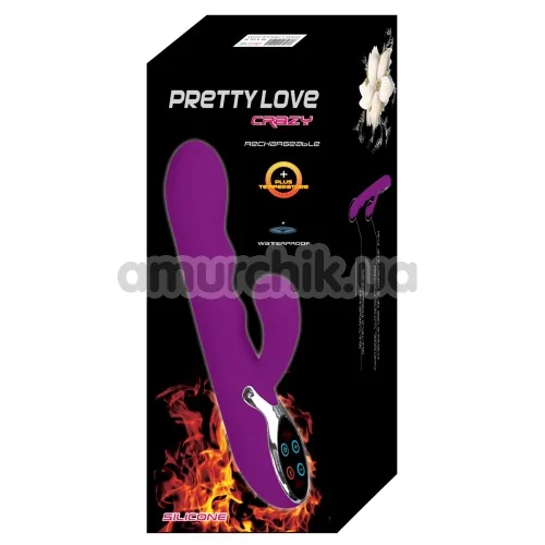 Вібратор Pretty Love Crazy Hot, фіолетовий