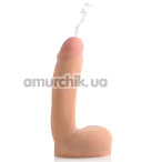 Фаллоимитатор с эякуляцией Loadz Dual Density Squirting Dildo 8, телесный - Фото №1