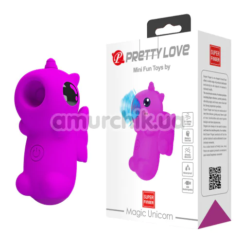 Симулятор орального секса для женщин Pretty Love Magic Unicorn, фиолетовый