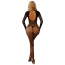 Комбинезон JSY Sexy Lingerie WW7052, черный - Фото №3
