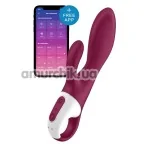 Вибратор с подогревом Satisfyer Heated Affair, бордовый - Фото №1