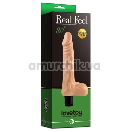 Вібратор Lovetoy Real Feel 10, тілесний