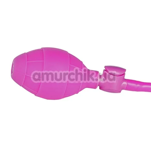 Вакуумна помпа для клітора Silicone Clitoral Pump, рожева