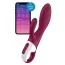 Вибратор с подогревом Satisfyer Heated Affair, бордовый - Фото №1