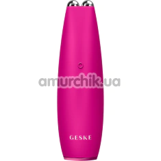 Мікрострумова ручка для підтяжки шкіри обличчя Geske MicroCurrent Face-Lift Pen 6 in 1, яскраво-рожева - Фото №1