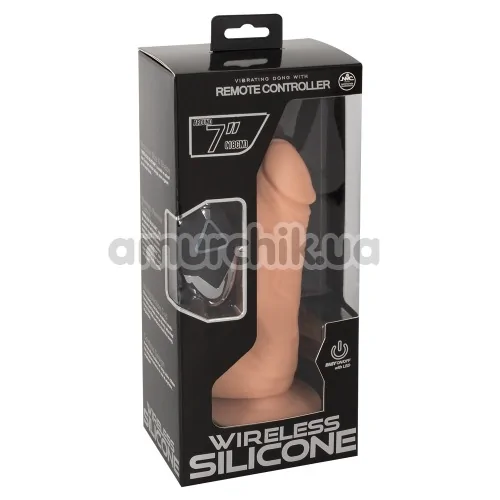 Вібратор Wireless Silicone, тілесний