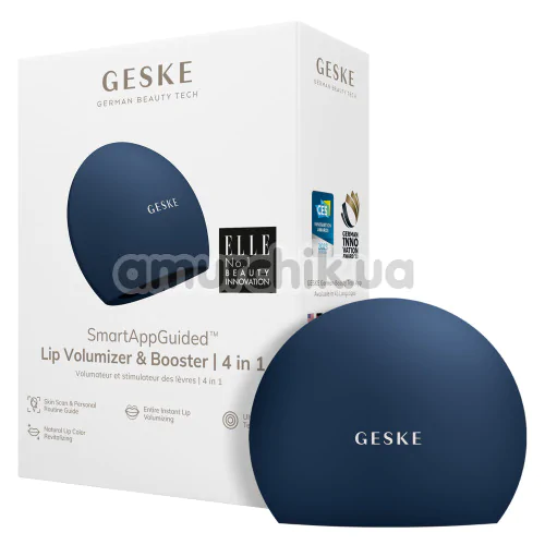 Устройство для увеличения объема губ Geske Lip Volumizer & Booster Big 4 in 1, темно-синее
