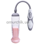 Вакуумная помпа для члена Men Suck Vacuum Passion Pump Think Bigger, серая - Фото №1