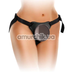 Трусики для страпона King Cock Elite Comfy Body Dock Strap-On Harness, черные - Фото №1