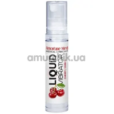 Лубрикант з ефектом вібрації Amoreane Med Liquid Vibrator Cherry - вишня, 10 мл - Фото №1