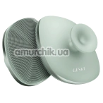 Щетка для тела Geske Body Brush 4 in 1 Suction Mount Metal, зеленая - Фото №1