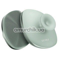 Щетка для тела Geske Body Brush 4 in 1 Suction Mount Metal, зеленая - Фото №1