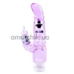 Вібратор Crystal Jelly My Dual Pleasure, фіолетовий - Фото №1