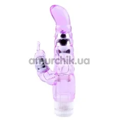 Вибратор Crystal Jelly My Dual Pleasure, фиолетовый - Фото №1