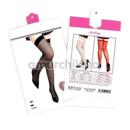 Панчохи Star Night Stockings Small Mesh, білі