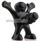 Пробка для вина Happy Man Bottle Stopper, чорна - Фото №1