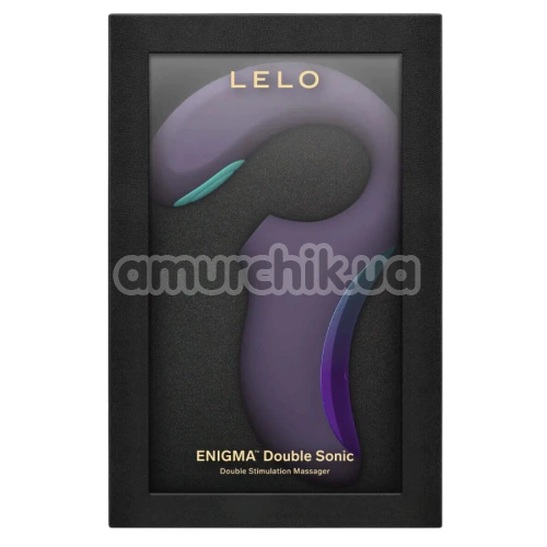 Звуковой стимулятор с вибрацией Lelo Enigma Double Sonic (Лело Энигма Дабл Соник), фиолетовый
