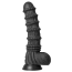 Вібратор Hidden Desire Extreme Monster Cocks Dragon Vibrating Dildo, чорний - Фото №3