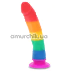 Фаллоимитатор ToyJoy Pride Unicorn Dancer 7 Inch, радужный - Фото №1