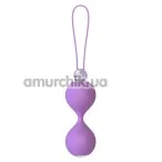 Вагінальні кульки Mae B Lovely Vibes Sophisticated Soft Touch Love Balls, фіолетові - Фото №1
