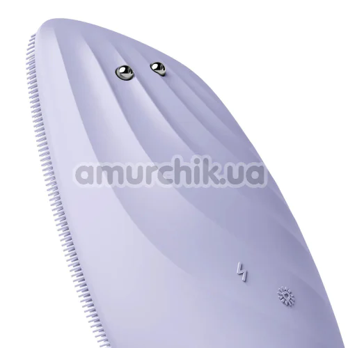 Щетка для лица Geske Sonic Thermo Facial Brush & Face-Lifter 8 in 1, сиреневая