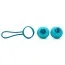 Вагінальні кульки KEY Stella I Single Kegel Ball Set, блакитні - Фото №3