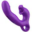 Вибратор для клитора и точки G Sweet Play G-Spot Vibrator With Clitoral Licking & Flapping A17, фиолетовый - Фото №8