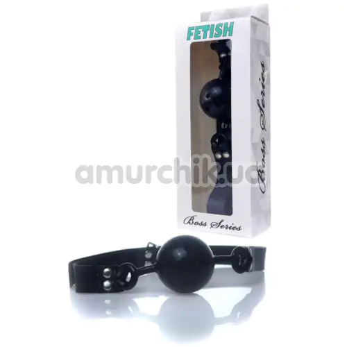 Кляп Boss Series Fetish Knebel-Ball Gag з кулькою, чорний