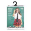 Костюм студентки Teacher's Pet Women's Private School 4 PC Set, красно-белый: рубашка + юбка + галстук + очки - Фото №3