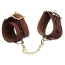 Фіксатори для рук DS Fetish Wrist Restraints Cuffs, коричневі - Фото №2