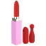 Клиторальный вибратор Xocoon Sealed With A Kiss Lipstick Vibe, красно-розовый - Фото №2