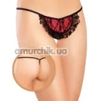 Трусики-стринги женские G-String черно-красные (модель 2405) - Фото №1