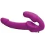 Безременевий страпон з вібрацією Evoke Vibrating Strapless Silicone Strap On Dildo, рожевий - Фото №1