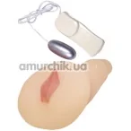 Вагина с вибрацией Nature Skin Hot Pussy vibro - Фото №1