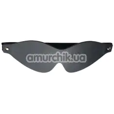 Маска на глаза Guilty Pleasure Premium Collection Leather Eye Mask, черная - Фото №1