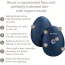 Увлажнитель для кожи лица Geske Facial Hydration Refresher 4 in 1 Oval, синий - Фото №7
