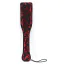 Шлепалка Liebe Seele Victorian Garden Lace and Vegan Leather Dual Sensation Spanking Paddle, красно-черная - Фото №1