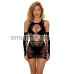 Платье Star Night Secret Garden Mini Dress, черное - Фото №1